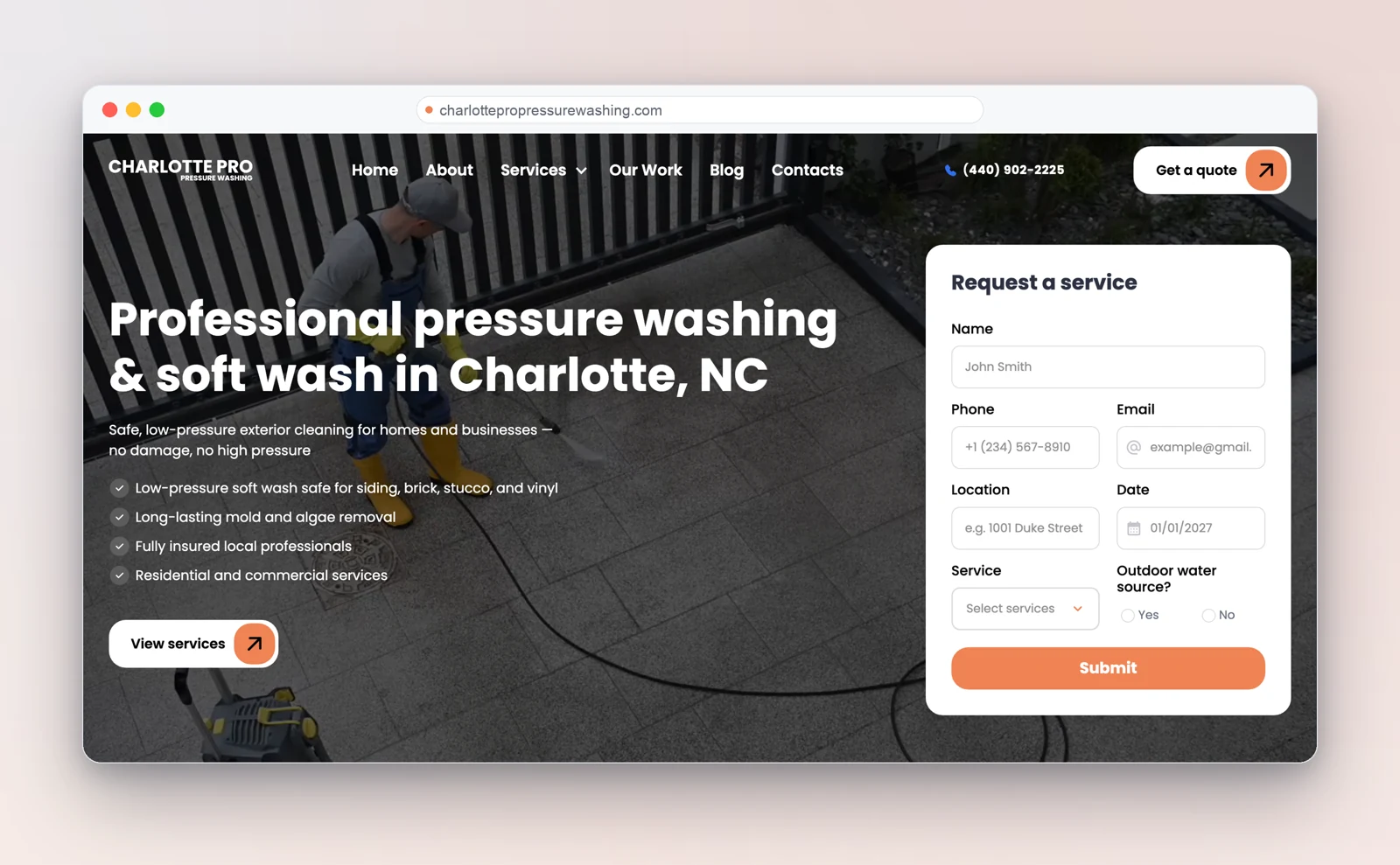Charlotte PRO Pressure Washing — case study by Resonate